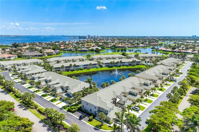 14521 Grande Cay Cir Unit 2902, Fort Myers, FL 33908 - aerial perspective of suburban area featuring a large body of water
