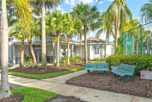 12839 Oakpointe Cir, Fort Myers, FL 33912 - view of front of property with stucco siding
