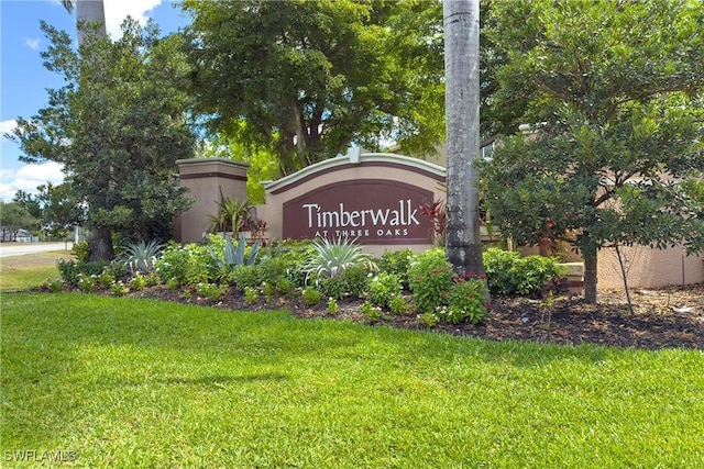 17504 Cherry Ridge Ln, Fort Myers, FL 33967 - community sign with a yard