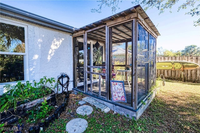 28427 Sabal Palm Dr, Punta Gorda, FL 33982 - view of outdoor structure with fence