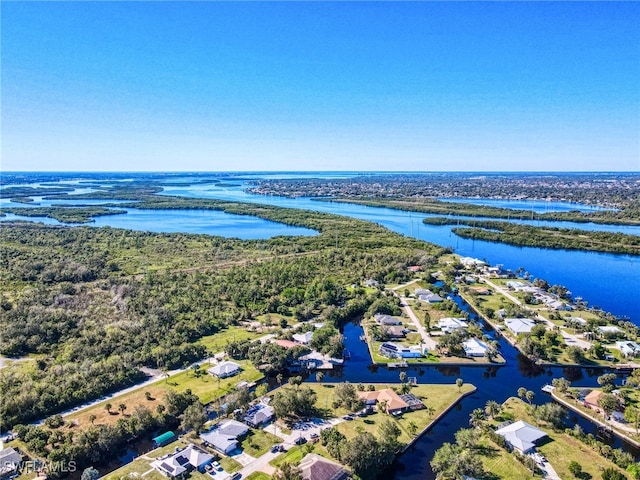 28427 Sabal Palm Dr, Punta Gorda, FL 33982 - aerial perspective of suburban area featuring a large body of water