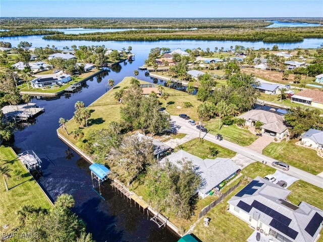 28427 Sabal Palm Dr, Punta Gorda, FL 33982 - aerial view of residential area with a large body of water