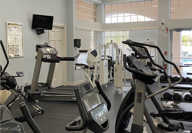 7930 Wexford Dr, Naples, FL 34104 - view of gym