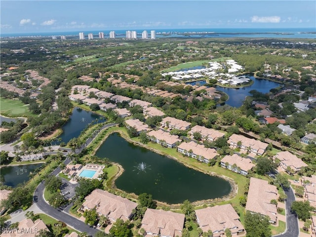 3471 Ballybridge Cir Unit 202, Bonita Springs, FL 34134 - aerial view of property's location with a nearby body of water and nearby suburban area