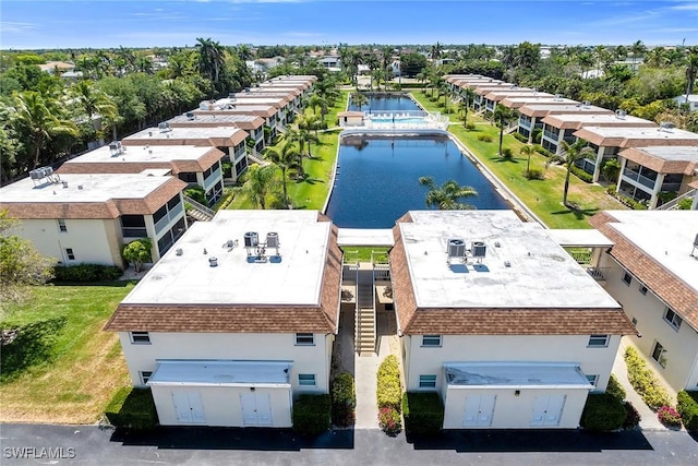 1155 Sandpiper St Unit G2, Naples, FL 34102 - aerial perspective of suburban area featuring a nearby body of water