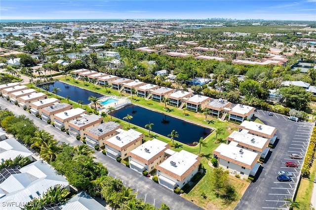 1155 Sandpiper St Unit G2, Naples, FL 34102 - aerial perspective of suburban area featuring a nearby body of water