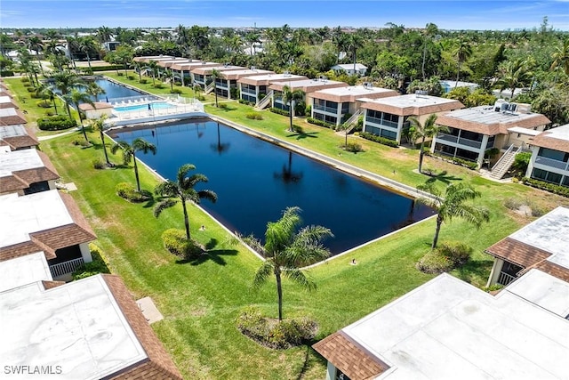 1155 Sandpiper St Unit G2, Naples, FL 34102 - bird's eye view of a large body of water and a pool