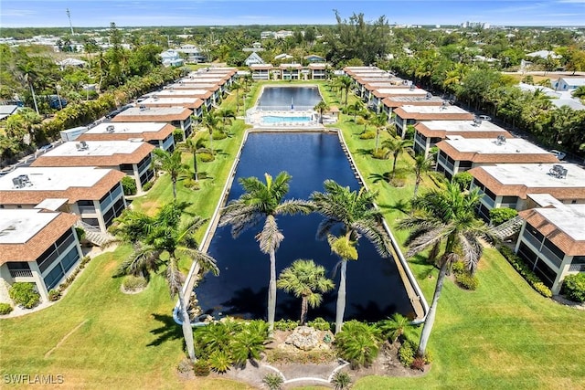 1155 Sandpiper St Unit G2, Naples, FL 34102 - aerial view of a large body of water