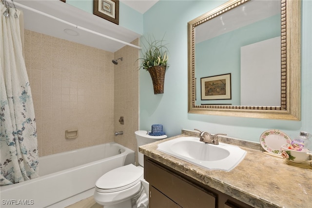 3275 Boca Ciega Dr Unit D49, Naples, FL 34112 - bathroom with toilet, shower / bath combination with curtain, and vanity