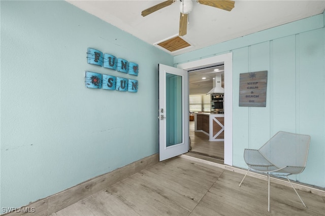3275 Boca Ciega Dr Unit D49, Naples, FL 34112 - entrance to property with a ceiling fan