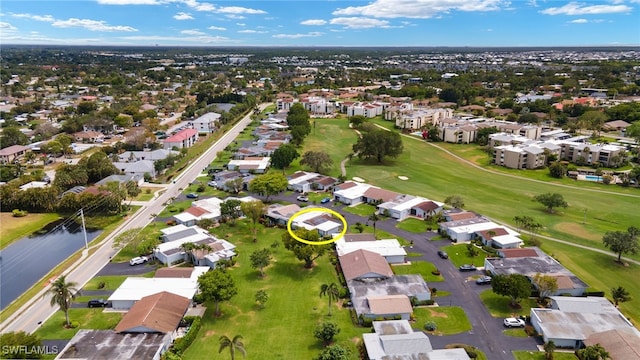 3275 Boca Ciega Dr Unit D49, Naples, FL 34112 - aerial overview of property's location with a golf course and nearby suburban area