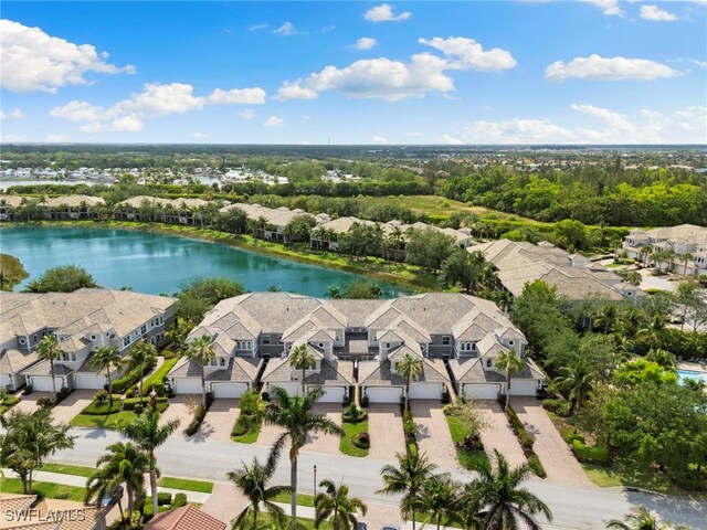 9224 Campanile Cir Unit 103, Naples, FL 34114 - aerial perspective of suburban area with a nearby body of water