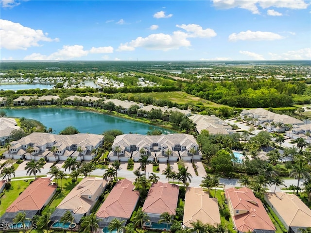 9224 Campanile Cir Unit 103, Naples, FL 34114 - aerial view of residential area featuring a nearby body of water