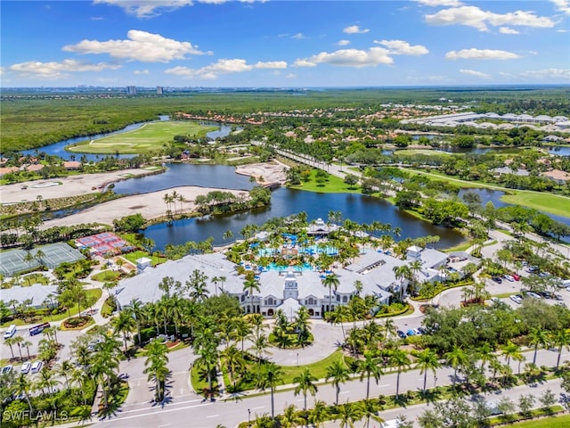 9224 Campanile Cir Unit 103, Naples, FL 34114 - aerial view of residential area featuring a nearby body of water