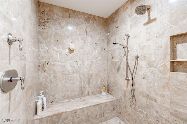 940 Cape Marco Dr Unit 1703, Marco Island, FL 34145 - bathroom featuring a tile shower