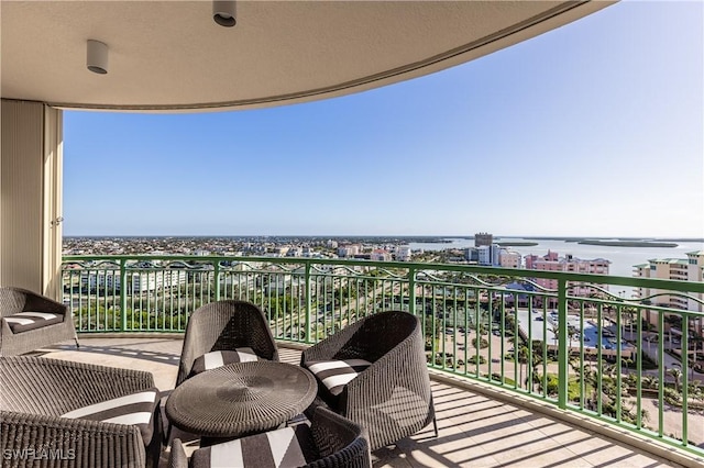 940 Cape Marco Dr Unit 1703, Marco Island, FL 34145 - balcony featuring a water view