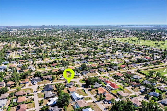 8151 New Jersey Blvd, Fort Myers, FL 33967 - aerial view of property's location featuring nearby suburban area