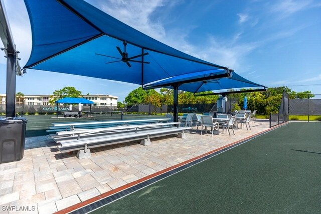 7410 Lake Breeze Dr Unit 204, Fort Myers, FL 33907 - view of community with a bocce ball area