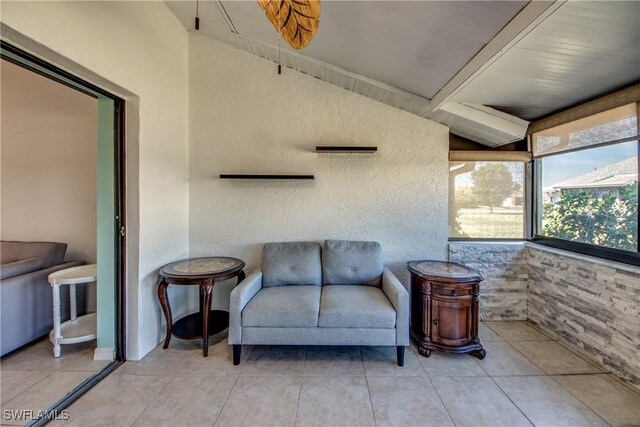 3914 SW 8th Ct Unit 103, Cape Coral, FL 33914 - sunroom with beam ceiling