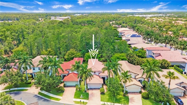 7874 Bucks Run Dr, Naples, FL 34120 - aerial view of residential area with a forest
