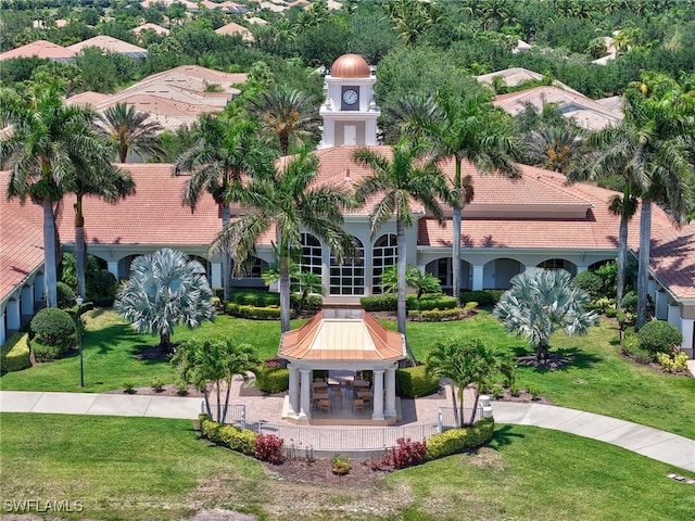 15329 Laughing Gull Ln, Bonita Springs, FL 34135 - view of home's community featuring a gazebo and a yard