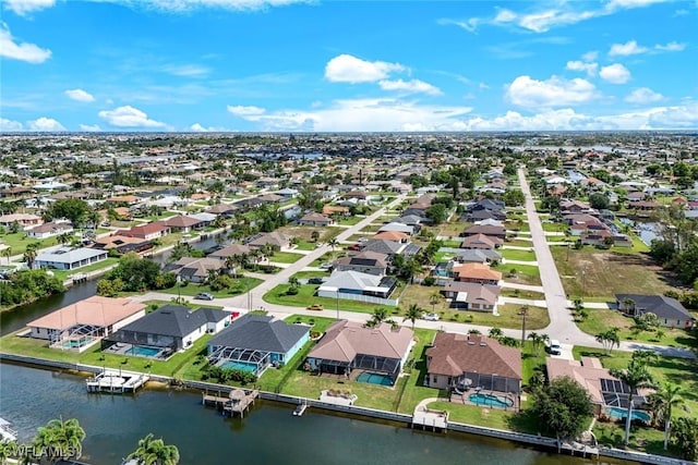 208 SW 15th St, Cape Coral, FL 33991 - aerial view of residential area featuring a large body of water