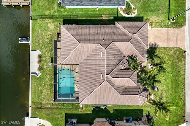 208 SW 15th St, Cape Coral, FL 33991 - aerial view of property and surrounding area with a large body of water