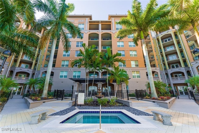 2825 Palm Beach Blvd Unit 203, Fort Myers, FL 33916 - view of pool featuring fence