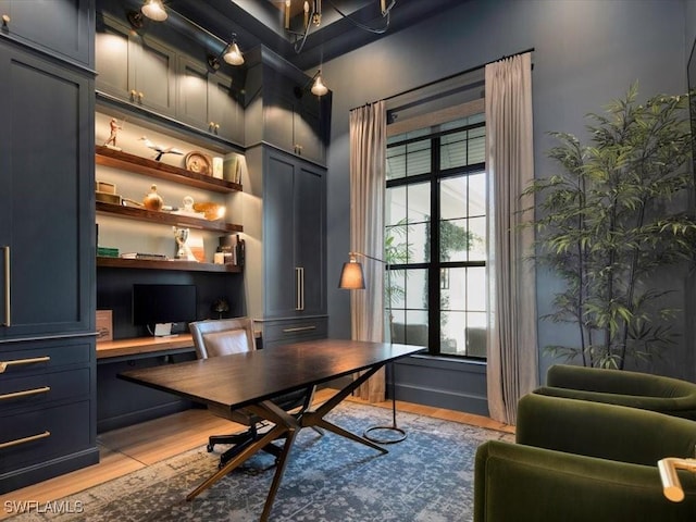 186 N St, Naples, FL 34108 - home office featuring wood finished floors