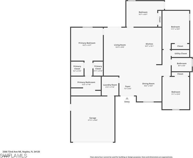 3366 72nd Ave NE, Naples, FL 34120 - property floor plan