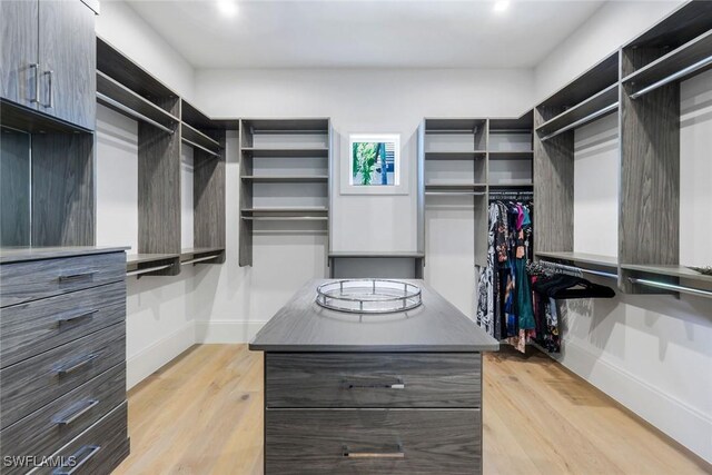 541 Whispering Pine Ct, Naples, FL 34103 - walk in closet with wood finished floors