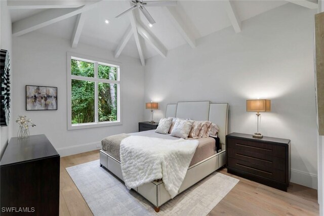 541 Whispering Pine Ct, Naples, FL 34103 - bedroom featuring light wood finished floors, baseboards, and a ceiling fan