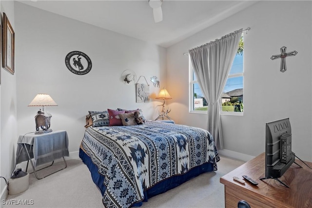 1806 SW 17th St, Cape Coral, FL 33991 - carpeted bedroom with multiple windows, ceiling fan, and baseboards