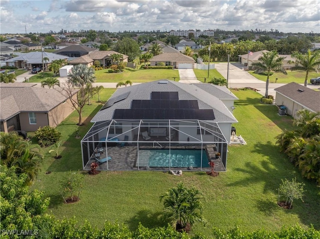 1806 SW 17th St, Cape Coral, FL 33991 - aerial view of residential area with a pool area