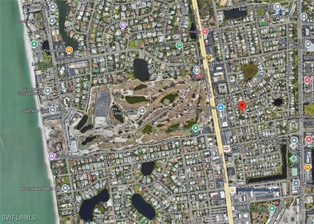 89511THN 895 11th St N, Naples, FL 34102 - aerial map of property and surrounding area