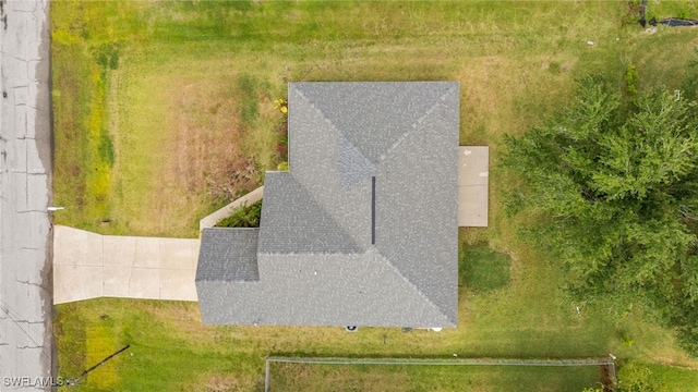 view from above of property