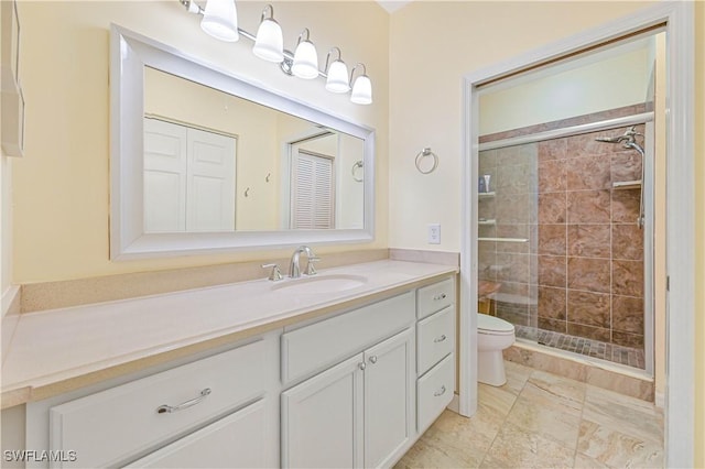 14971 Vista View Way Unit 1003, Fort Myers, FL 33919 - bathroom with a shower stall, toilet, and vanity