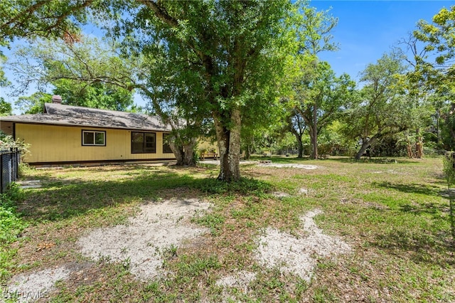 16351 Karen Way N, Fort Myers, FL 33917 - view of yard with fence