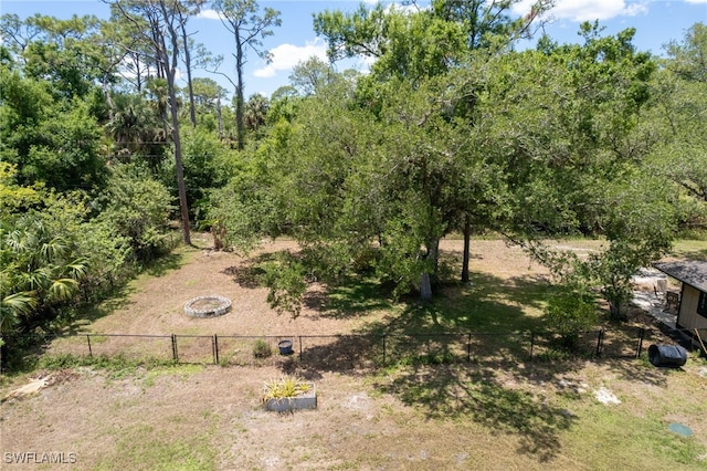 16351 Karen Way N, Fort Myers, FL 33917 - view of yard featuring fence