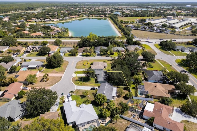 3272 Red Blush Way, Naples, FL 34120 - aerial view of residential area with a nearby body of water