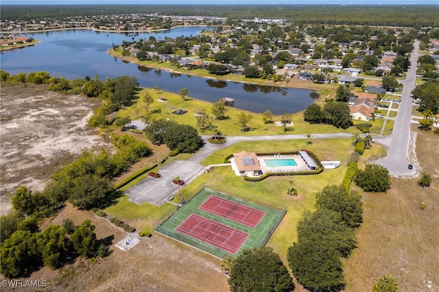 3272 Red Blush Way, Naples, FL 34120 - aerial view of a nearby body of water and a pool