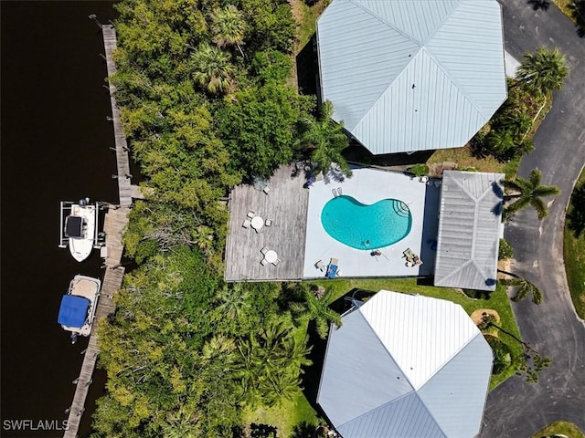 950 Moody Rd Unit 111, North Fort Myers, FL 33903 - aerial view of a pool