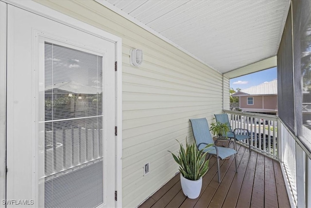 950 Moody Rd Unit 111, North Fort Myers, FL 33903 - view of wooden terrace