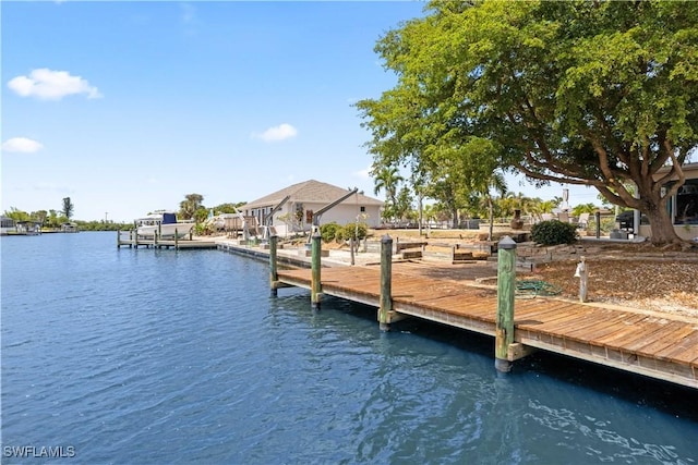 12206 Boat Shell Dr, Matlacha Isles, FL 33991 - dock area featuring a water view
