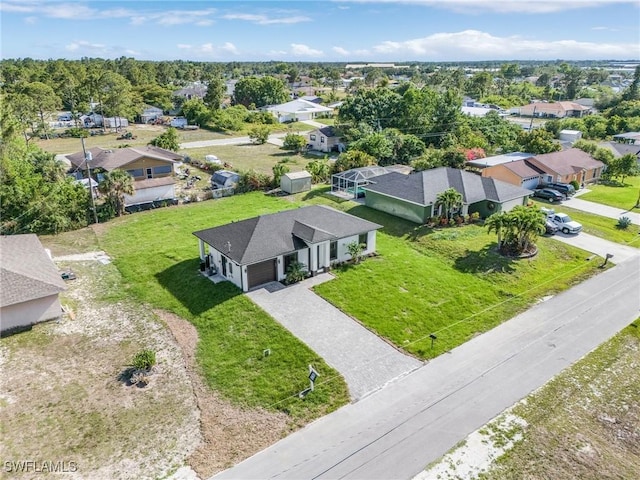 5215 7th St W, Lehigh Acres, FL 33971 - aerial perspective of suburban area