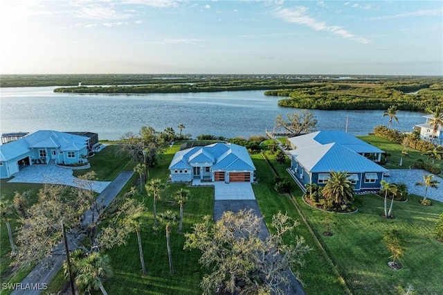 6100 Riverside Dr, Punta Gorda, FL 33982 - aerial view of property and surrounding area featuring a nearby body of water
