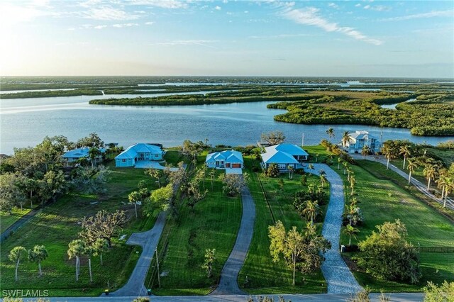 6100 Riverside Dr, Punta Gorda, FL 33982 - drone / aerial view of a large body of water