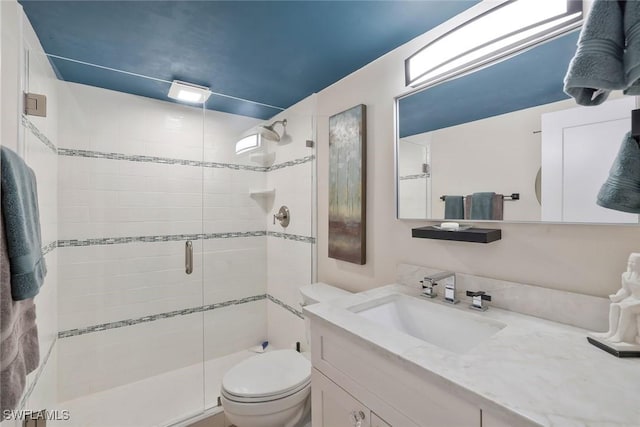 683 12th Ave S Unit 683, Naples, FL 34102 - full bath with a shower stall, toilet, and vanity