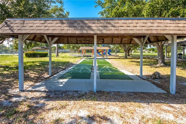 5905 Untermeyer Ct, North Fort Myers, FL 33903 - view of property's community featuring shuffleboard