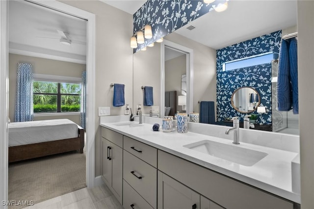 9284 Cormorant Dr, Naples, FL 34120 - ensuite bathroom featuring double vanity